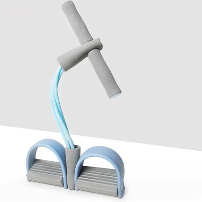 🔥21 Fitness Resistance Bands-4 Tube Pedal Ankle Puller