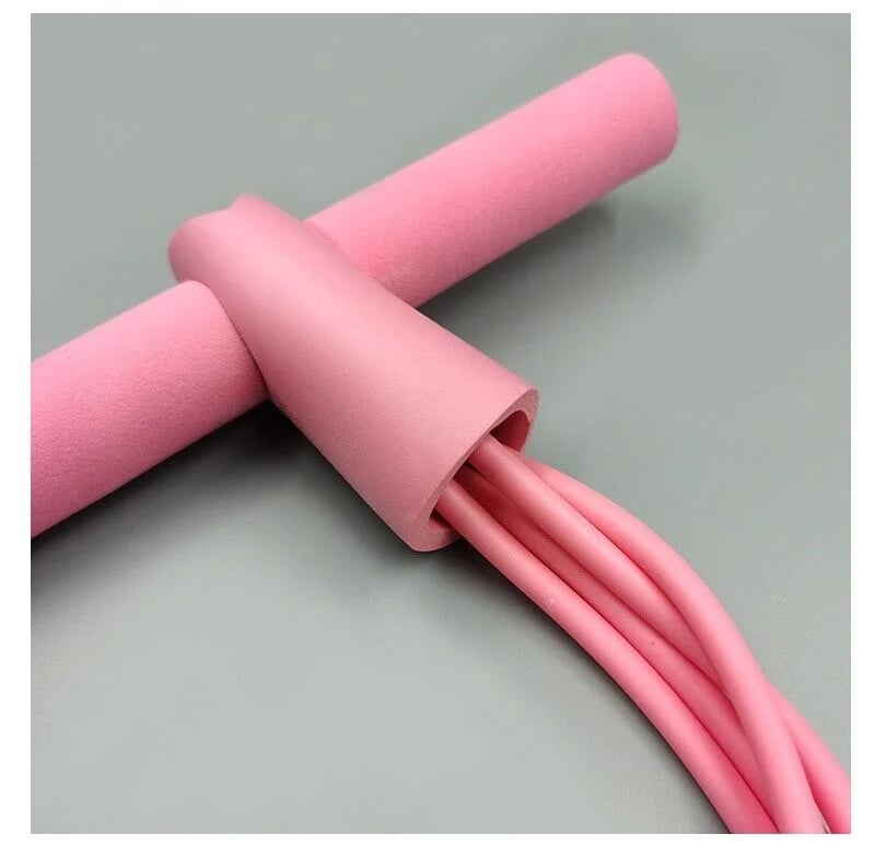 🔥21 Fitness Resistance Bands-4 Tube Pedal Ankle Puller