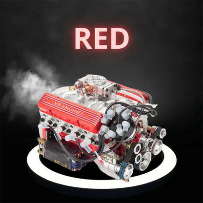 🎁 Warehouse Clearance🏆 10,000 Sold This Week✨ - Gasoline OHV V8 Small-block Engine Model Kits