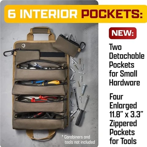 🔥Last Day 50% OFF - 🛠️✨Tool Roll Bag Organizers