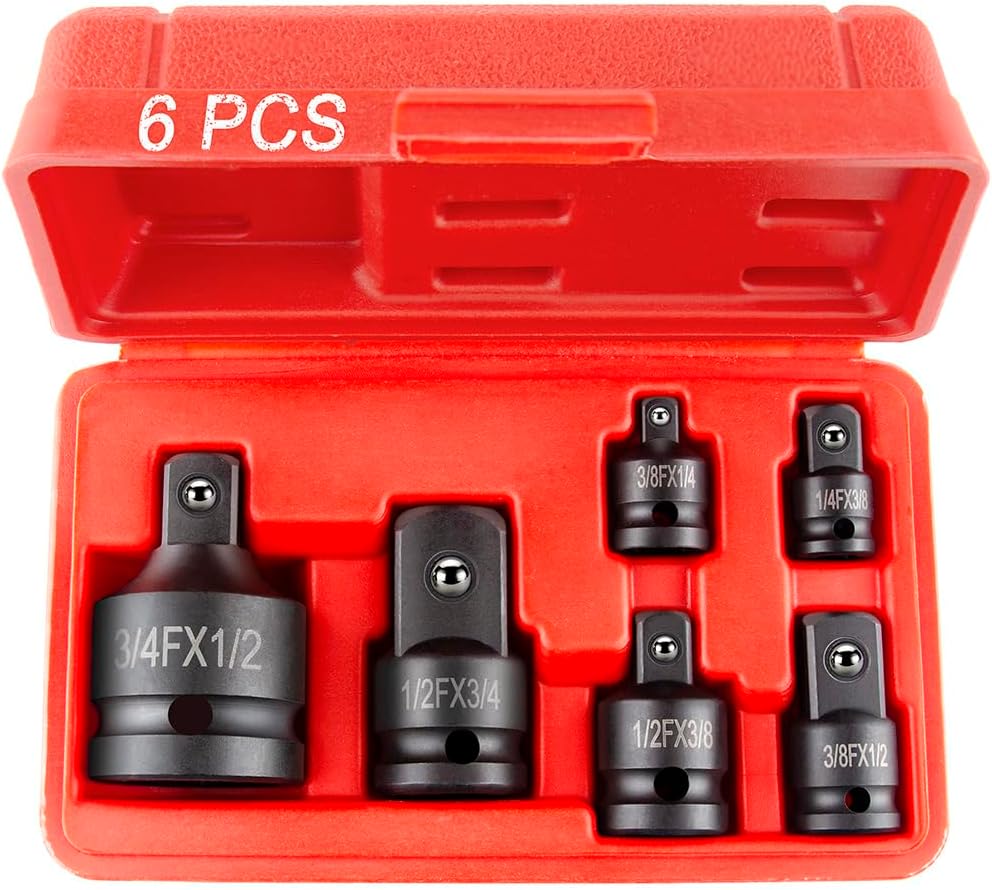 6-Piece Impact Socket Adapter Set