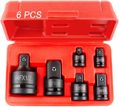 6-Piece Impact Socket Adapter Set