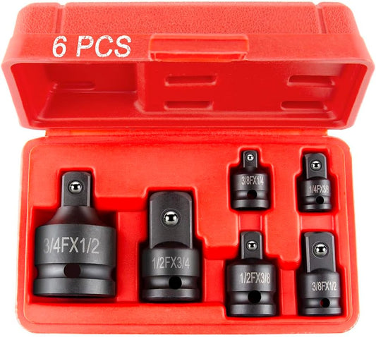6-Piece Impact Socket Adapter Set