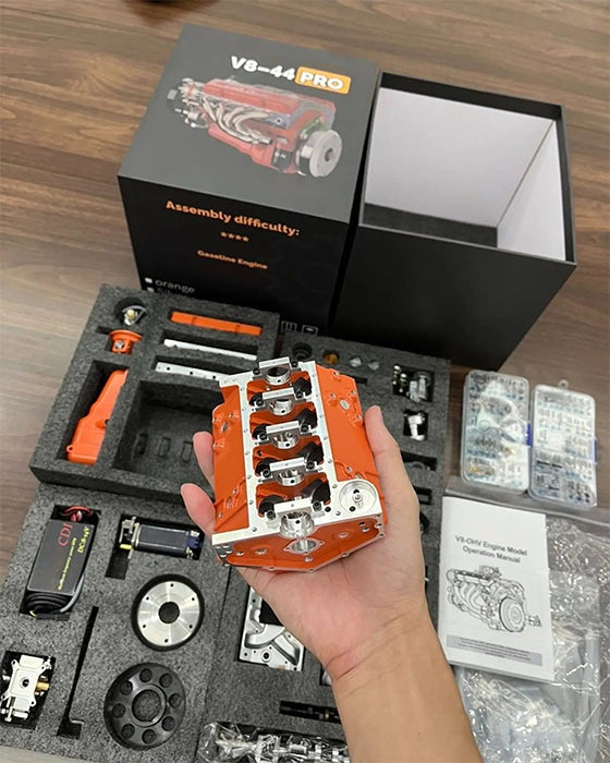 🎁 Warehouse Clearance🏆 10,000 Sold This Week✨ - Gasoline OHV V8 Small-block Engine Model Kits