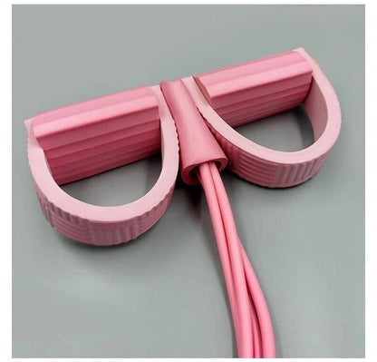 🔥21 Fitness Resistance Bands-4 Tube Pedal Ankle Puller