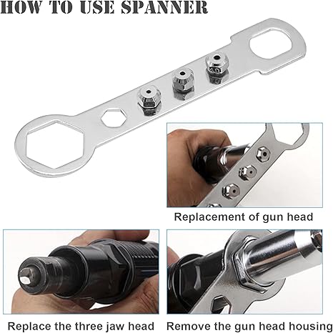 🔥Last Day 49% OFF- 🔥🎁  Professional Electric Rivet Gun Adapter Kit