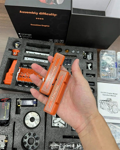 🎁 Warehouse Clearance🏆 10,000 Sold This Week✨ - Gasoline OHV V8 Small-block Engine Model Kits