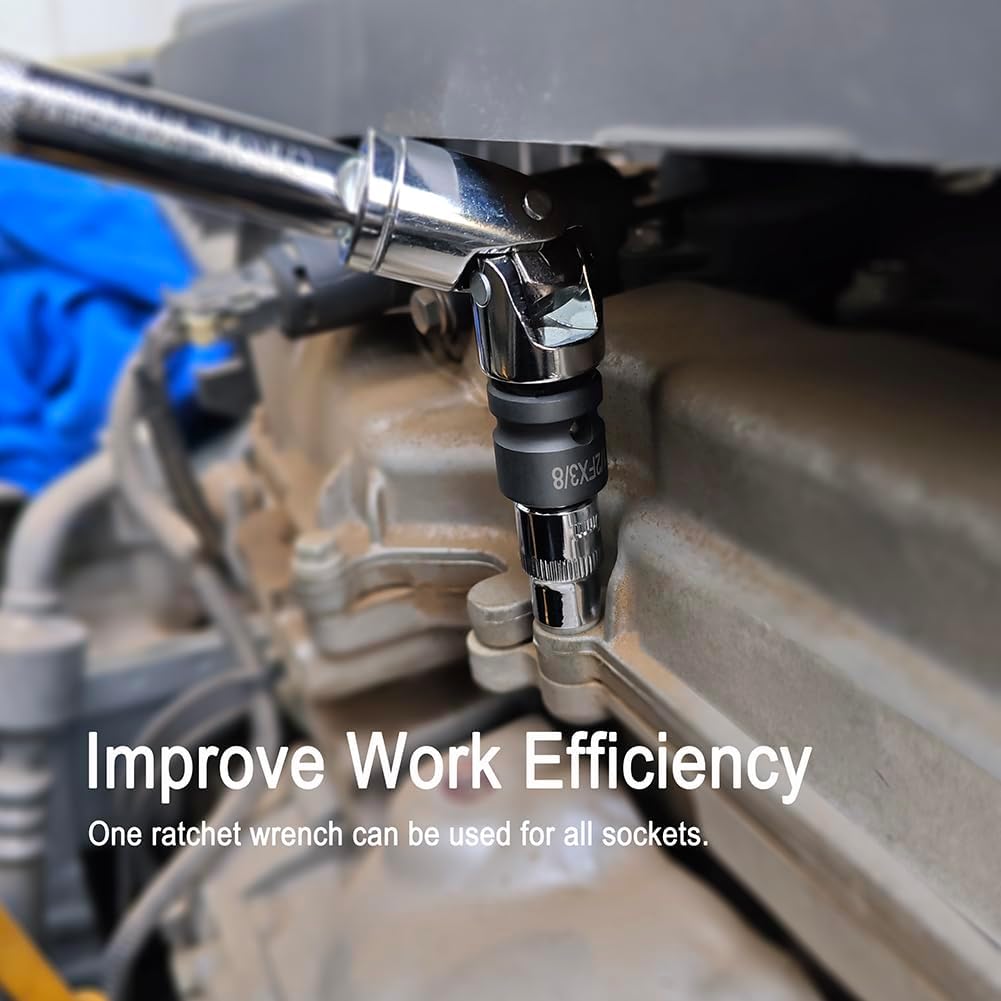 6-Piece Impact Socket Adapter Set