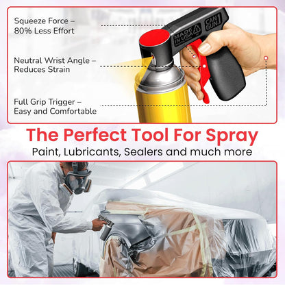 🔥 Car paint spray handle! Use this instant aerosol spray gun to paint like a professional! 🎨🖌️ Effortless, precise, and mess-free! 🚀💯