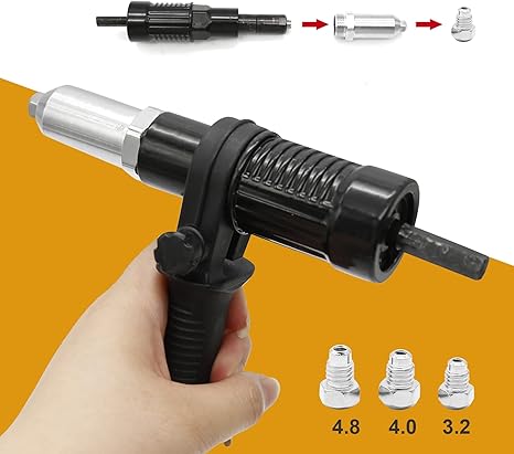 🔥Last Day 49% OFF- 🔥🎁  Professional Electric Rivet Gun Adapter Kit
